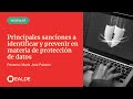 Principales sanciones a identificar y prevenir en materia de protección de datos