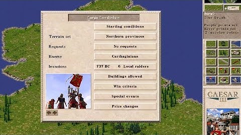 Caesar 3 Making a Large Augusta Trevorum Map & City Part 1 (With Download)