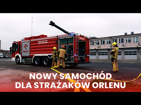 Nowy samochód dla strażaków ORLENU