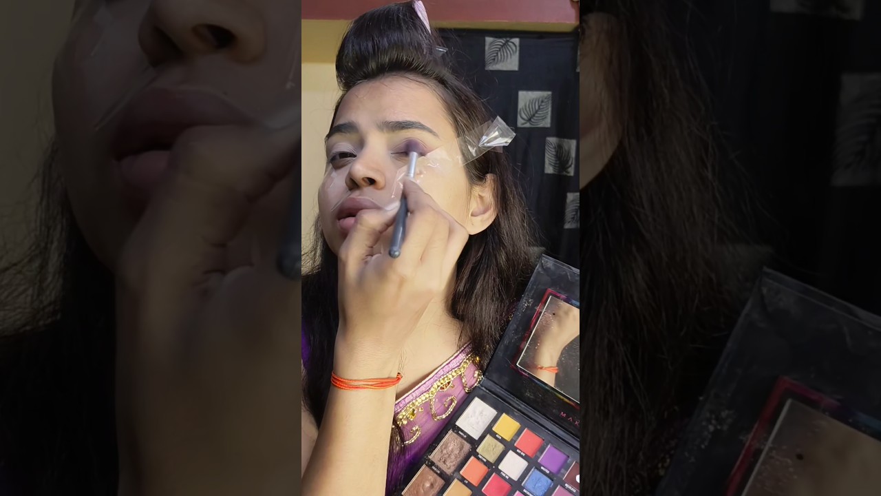 part 2 eye makeup tutorial 😍 soft glam #