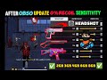 Free Fire Headshot Setting After OB50 Update 2025⚡Best Sensitivity Settings || Sensitivity Setting
