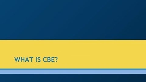 Integrating a Competency Based Education Approach: From Theory to Action