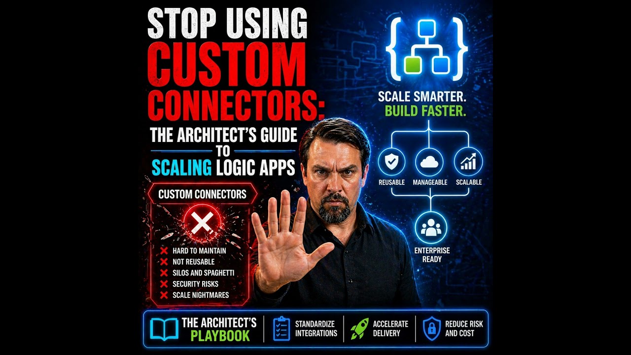 Stop Using Custom Connectors: The Architect's Guide to Scaling Logic Apps