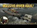 SnowRunner River Crossing 🚛💦 MASSIVE Heavy Haul | Dangerous Off-Road Gameplay