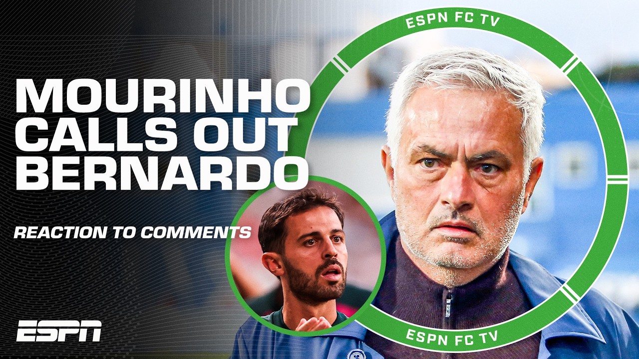‘WHAT IS HE DOING!?’ Reaction to Jose Mourinho saying Bernardo Silva is in ‘poor shape’ 😳 | ESPN FC