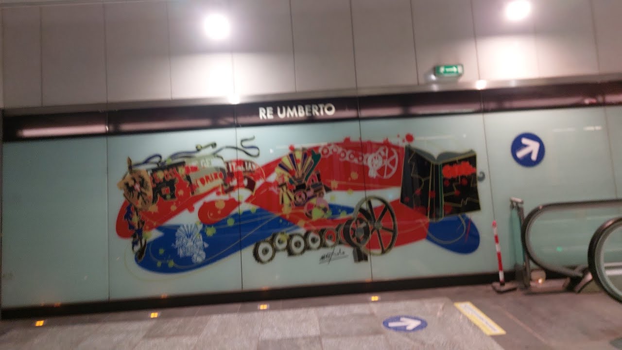 (Walkthrough) Stazione RE UMBERTO (Metro Torino)