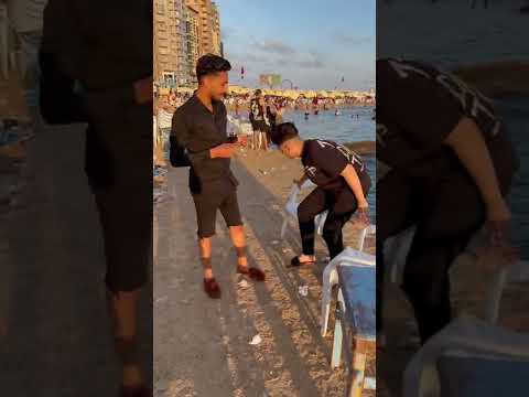 بأجر كراسي على شط إسكندريه