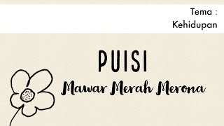 Contoh Puisi Pendek 'Mawar Merah Merona' Tema Kehidupan Karya @Jasamembuatpuisi