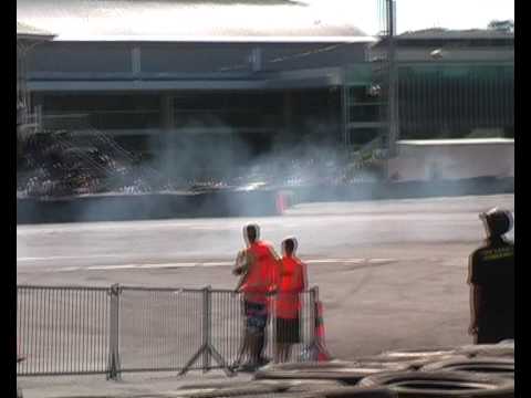 Top Gear Live drifting