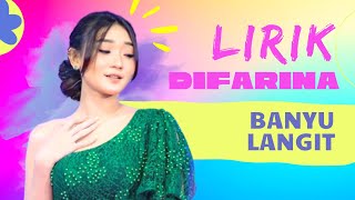 BANYU LANGIT | VIDEO LIRIK DIFARINA