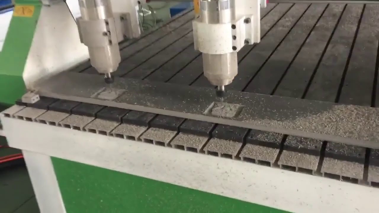 JNChangtai-Double 2 Spindles Heads Wood Cutting Machine Cnc Router Machine