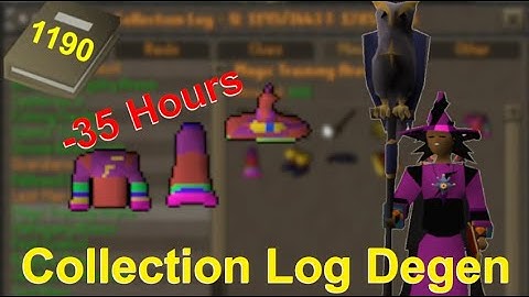 The Worst Collection Log Slots in the Game ~ Ironman Collection Log Degen E54