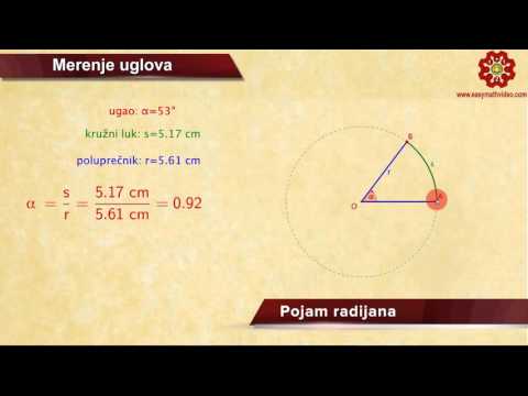 Merenje uglova - stepen, radijan