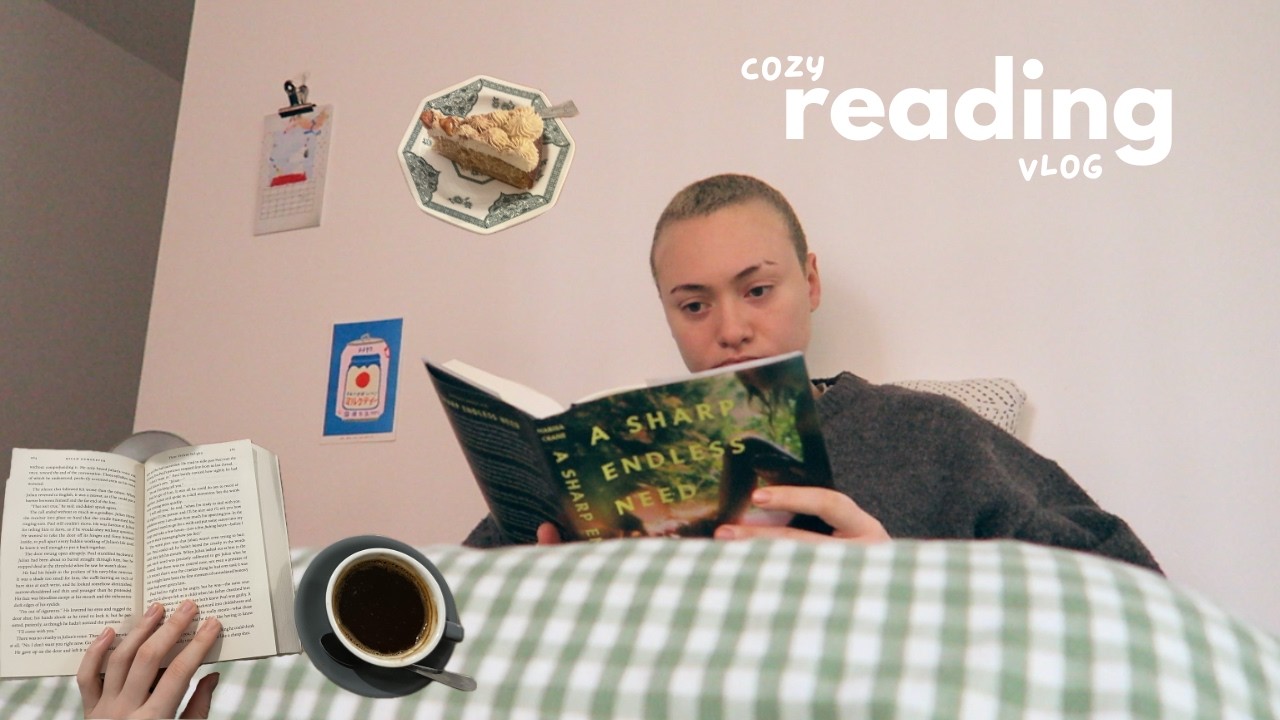 Уютный видеоблог о чтении ☕️ новые книги, мрачная академическая среда + романтика