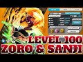 LEVEL 100 EX ZORO amp SANJI GAMEPLAY ONE PIECE BOUNTY LEVEL 100 EX ZORO amp SANJI GAMEPLAY ONE PIECE BOUNTY