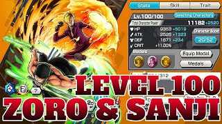 LEVEL 100 EX ZORO & SANJI GAMEPLAY | ONE PIECE BOUNTY RUSH | OPBR screenshot 2