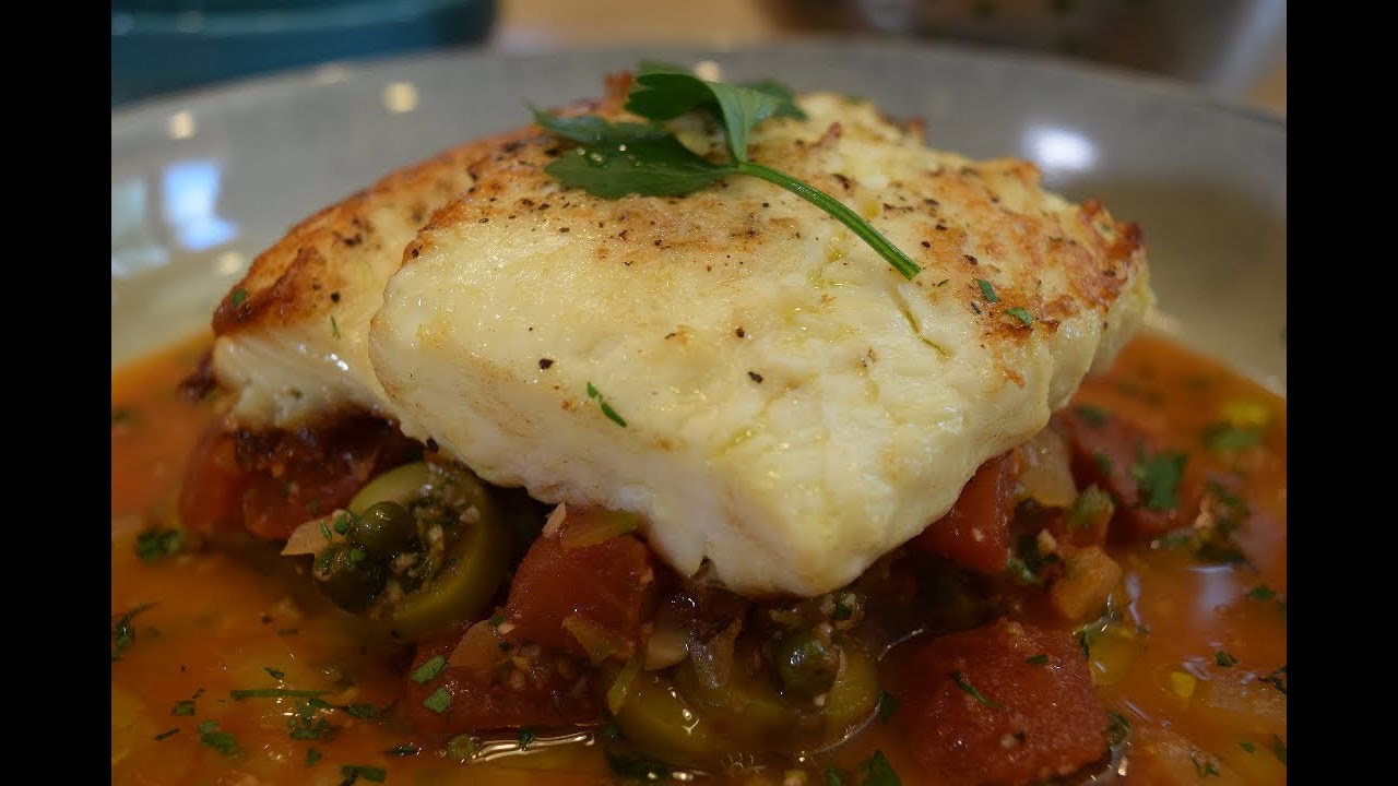 "Recipe of the Week" Halibut Veracruz YouTube