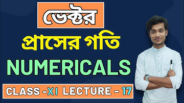 প্রাসের গতি Numericals | Class 11 | Vector | Lecture 17 | BONG PHYSICS | WBCHSE