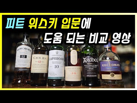 아일라 피트 위스키 입문자를 위한 6종 비교 테이스팅