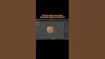 Blender Shortcuts: To Sphere #blender #blendertutorial #blender3d