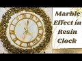 Resin Clock Making: Step-by-Step Guide to Creating Stunning Marble Effect | DIY Resin Clock