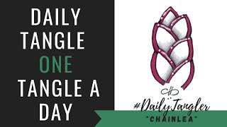 Daily Tangle - Pattern -   Chainlea  |How to draw...| #DailyTangler