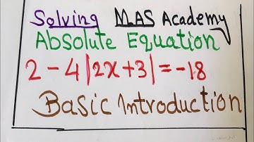 Absolute Value Equations Made Easy: Step-by-Step Guide ,Basic IAlgebra #maths #algebra | simplifies|