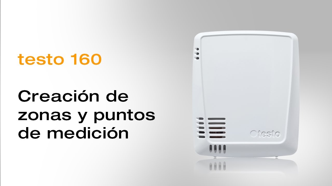 Testo 160: creación de zonas y puntos de medición (10/13) | Be sure. Testo