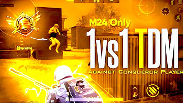 A RANDOM CONQUEROR GUY CHALLENGED ME FOR 1vs1 TDM | BGMI |