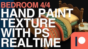 Bedroom - 4/4 Hand Paint Texture - Realtime Video