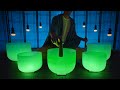 GUARANTEED SLEEP IN MINUTES  |  Crystal Singing Bowls Sound Bath Music for Sleep