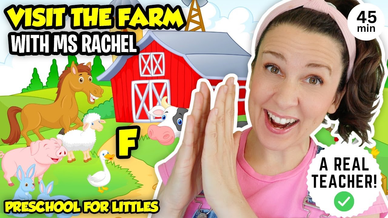 Learn Farm Animals With Ms Rachel Animal Sounds Old MacDonald Had A Learn Farm Animals With Ms Rachel Animal Sounds Old MacDonald Had A