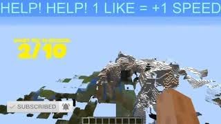 WORLD RECORD 🔴 Fly around the world in Minecraft FOR 24hrs, but every like makes it Faster.