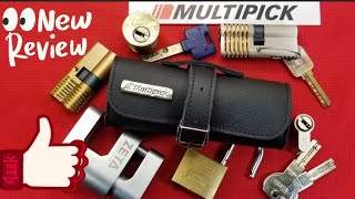 Multipick ELITE G-pro Dimple lock pick starter kit review.