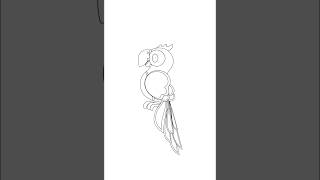 draw parrot #art #drawing #parrot