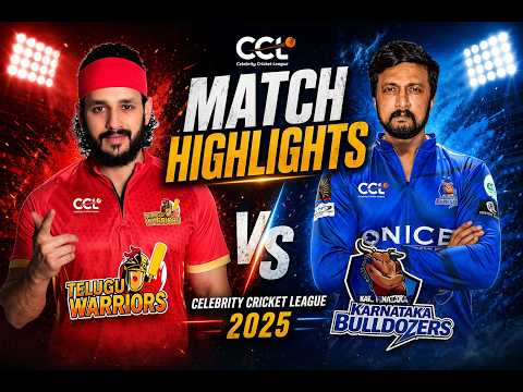 A Nail-biting Competition between Telugu Warriors vs Karnataka Bulldozers | CCL Highlights