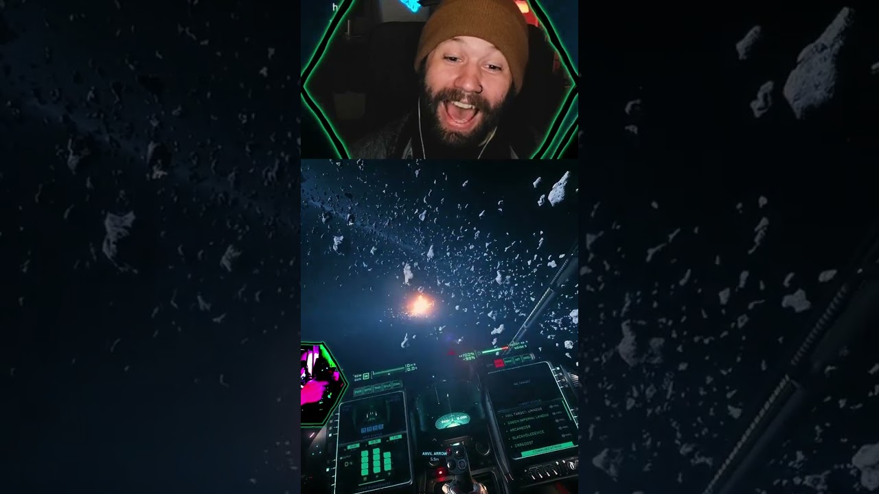SC. IS. CHAOS. (and i love it) #shorts #twitch #starcitizen #rp  #pvp #gaming #react #reaction
