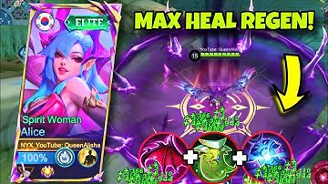 ALICE SPELL VAMP HACK BUILD😱 (PLEASE TRY) -  BROKEN BUILD! | MLBB