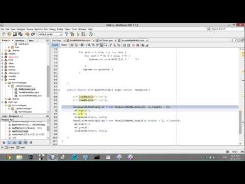 Parallel multiplication for twoMatrix