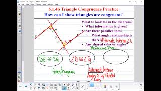 6.1.4 Triangle Congruence Flowchart