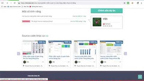 Mã nguồn website bán Source Code bằng PHP
