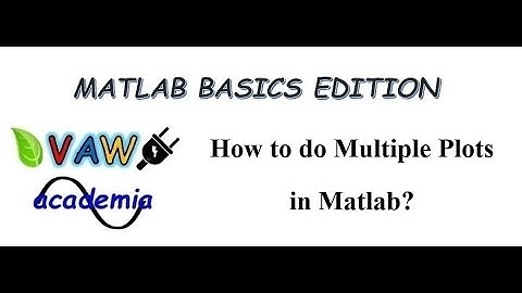 How to do multiple plots in Matlab? Matlab Basics Edition Part 7