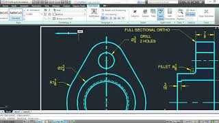 CAD145 Cutting Plane Lines and Section Lines Packing Gland