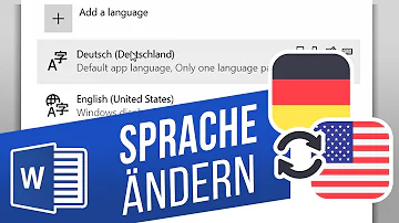 Wie bei Word die Sprache ändern?