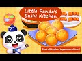 Little pandas sushi kitchen  learn to cook traditional japanese dishes  babybus games