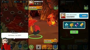 Dynamons World Final Boss Battle of Mt. Krembo with Manifesto