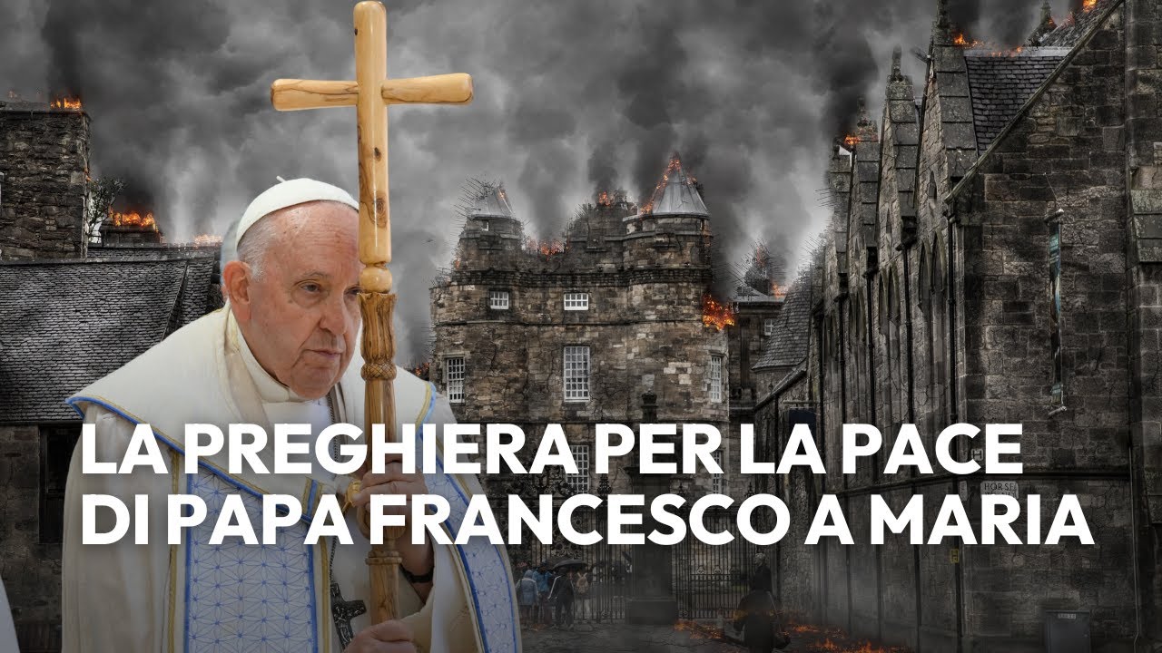 Preghiera Per La Pace Testo Papa Francesco Preghiera per la pace di Papa Francesco alla Vergine Maria - YouTube