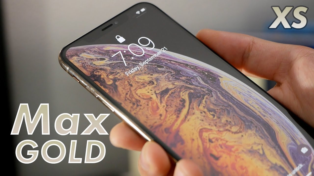 iPhone XS Max Unboxing (Gold 512GB) - YouTube