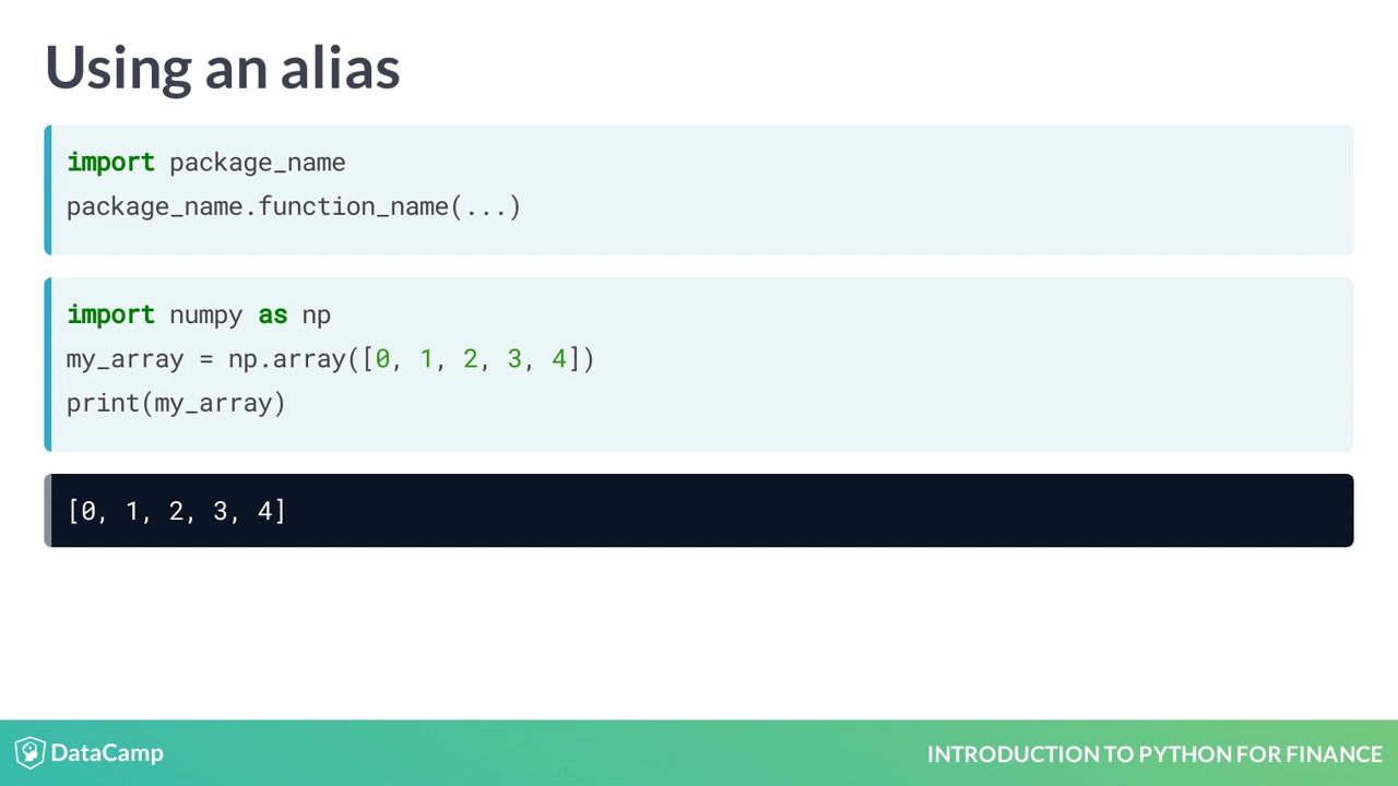 Python Arrays: How Create & Print using NumPy | DataCamp