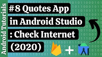 How to create Quotes App in Android Studio | Android Tutorials | Check Internet | PART 8 | 2020